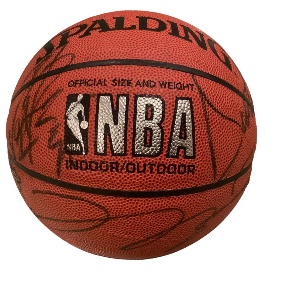 Chicago Bulls 1998 Team Autograph Basketball Michael Jordan Scottie Pippen Champ